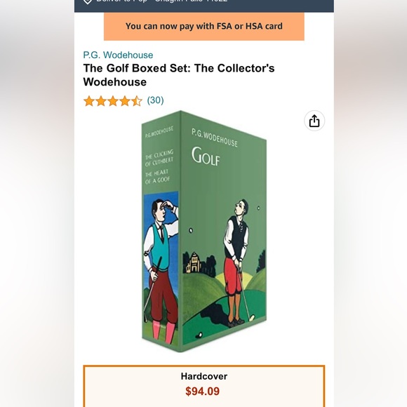 The Golf Boxed Set Collectors Wodehouse Hardcover - Picture 8 of 8